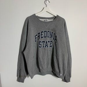 Vintage Fredonia State Collegiate Russell oversized sweater